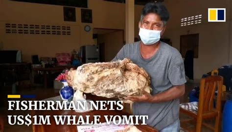 Thai fisherman finds whale vomit worth over US$1 million.